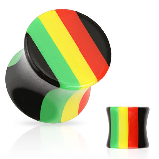 PLUGI AKRYLOWY PLUG TUNEL 8 mm PLUG RASTA