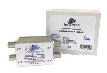 Усиление линейный 2x SAT Spacetronik A0202PCU-1 15 дБ