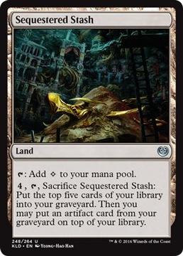 MTG 2x Sequestered Stash (Uncommon)