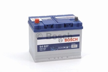 АККУМУЛЯТОР 70AH/630A ЛЕВАЯ+ BOSCH SILVER S4 S4027 AZJA 