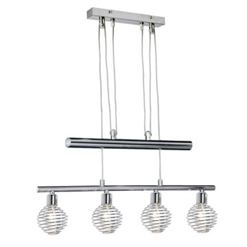 Lampa listwa Sinned chrom 4xG9 regulacja