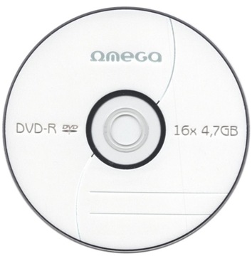 Omega Płyty DVD-R 4,7GB 16x szt. 100 WaWa Promocja