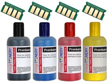 4x Toner + chip do Ricoh SPC250 SP C250DN C250SF