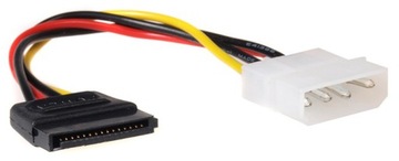 Adapter zasilania MOLEX do SATA power dysk 15pin