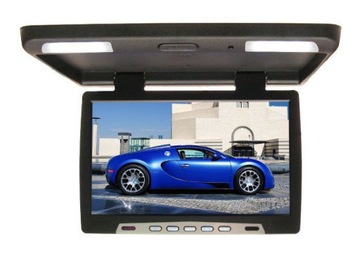 Monitor samochodowy podwieszany podsufitowy USB SD
