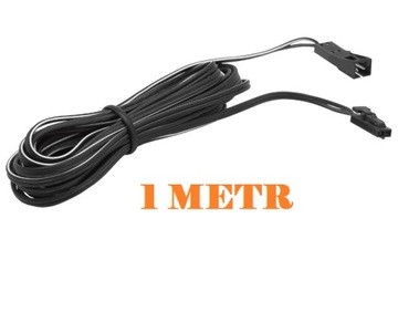 Удлинительный кабель длиной 1 м для зажимов светильника, кабель для светодиодов 12 В.