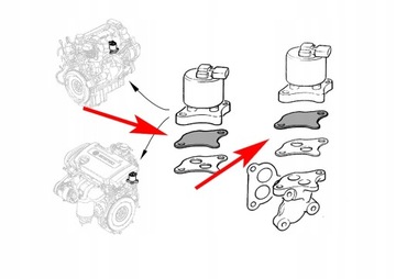 Пробка клапана EGR OPEL Astra F/G Corsa 1.4 1.6