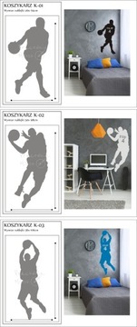 НАКЛЕЙКА С ИМЕНЕМ БАСКЕТБОЛИСТНИК БАСКЕТБОЛ XXXL