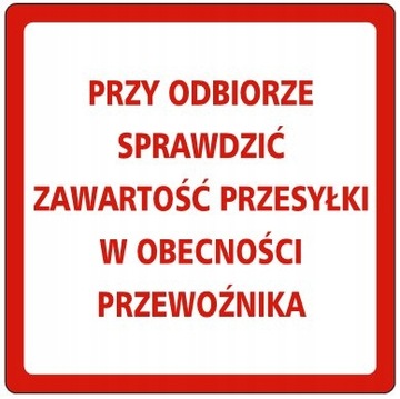 ETYKIETY KLEJĄCE NAKLEJKI KURIERSKIE NA PACZKE