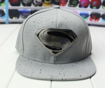 Czapka SUPERMAN SNAPBACK GREY Baseball WIOSNA 24H