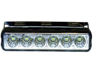 LAMPA LED dzienne 6 SMD DRL 12/24 V HERM jakość RS