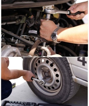 ZESTAW KLUCZY NASADOWYCH KLUCZE NASADOWE 108 EL. ZESTAW WALIZKA DO AUTA