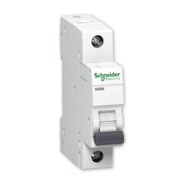 SCHNEIDER Wyłącznik nadprądowy K60N 1P B20A 6kA AC