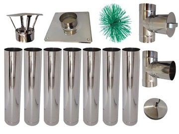 WKŁAD KOMINOWY GR.1mm / fi 120 żaroodporny 7m PROD