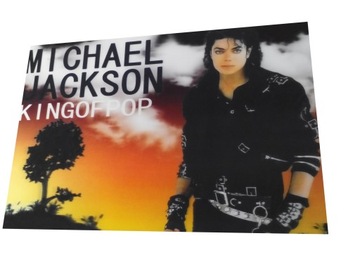 OBRAZ 3D OBRAZKI 3 D MICHAEL JACKSON KING 25 35