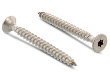 ВИНТЫ ДЛЯ ДЕРЕВА TORX 4x16, НЕРЖАВЕЮЩИЕ, 100 ШТ, МЕБЕЛЬ