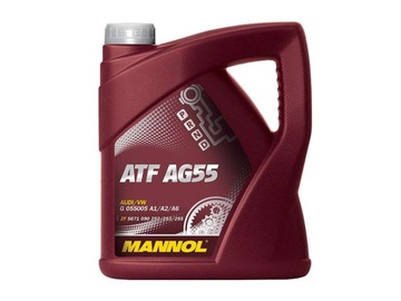 MANNOL ATF AG-55 МАСЛО VW G055005 ZF TE-ML11A TE-ML11B ЖЕЛТОЕ 4л