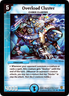 *DM-06 DUEL MASTERS - OVERLOAD CLUSTER - !!!