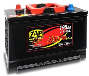 AKUMULATOR 195AH 6V ZAP Piastów 1100EN 190, 165,