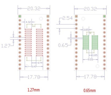 УНИВЕРСАЛЬНАЯ ПЛАТА ПЕРЕХОДНИКА SSOP28 SO16 DIL28 FT232RL FV