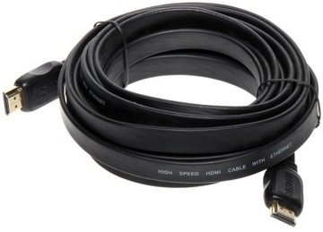 PRZEWÓD HDMI-5.0-FL PŁASKI 5m ABCV