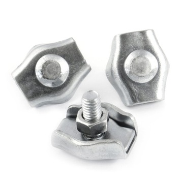 ZACISK LINOWY SIODEŁKOWY POJEDYNCZY 4mm 10 szt.