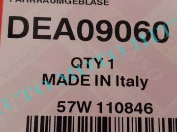 NOWA DMUCHAWA WENTYLATOR NAWIEWU WNĘTRZA FIAT PANDA II 2 2003- ORG DENSO