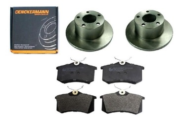 TARCZE KLOCKI VW PASSAT B5 B5 FL AUDI A6 C5 SUPERB I TYŁ 255mm KPL.