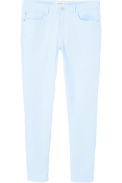 Mango Jeansowe Błękitne Damskie Spodnie Jeansy Rurki Skinny Slim XS 34