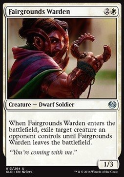 Fairgrounds Warden - usuwa stwora @@@@