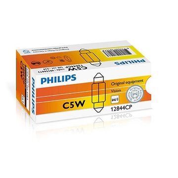 Лампы Philips C5W Vision дают на 30 % больше света