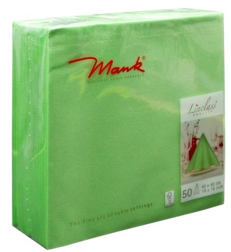 Serwety FLIZELINOWE ZIELONE MANK 60 g 40x40 cm