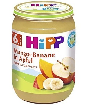 HIPP BIO MANGO BANAN JABŁKO ACEROLA 6m 190g