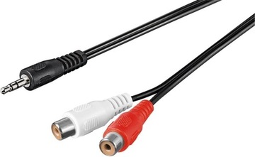 KABEL STEREO MINI JACK 3,5MM - 2X RCA CINCH 1,5M