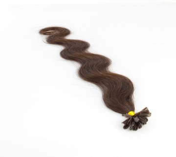 100% натуральные волосы до 55 см кератин 20 прядей ВОЛНА