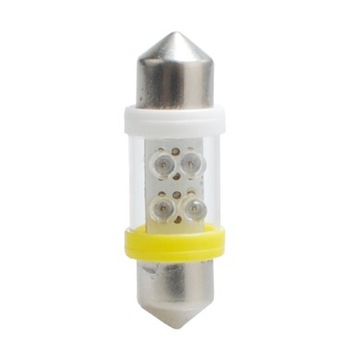 ŻARÓWKA LED dioda C5W rurka 31mm POMARAŃCZOWA L022