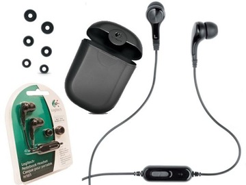 LOGITECH NOTEBOOK HEADSET H165 + ETUI + ADAPTER !