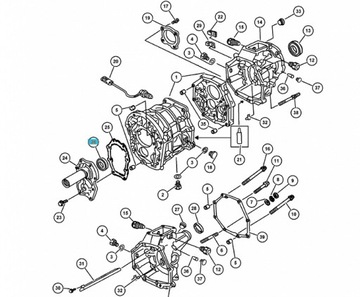 Сальник передний КПП WRANGLER YJ TJ AX4 AX5