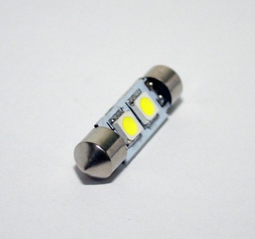 ЛАМПОЧКА 2 LED 5050 SMD ТРУБА 36мм C5W C10W ФЕСТОН