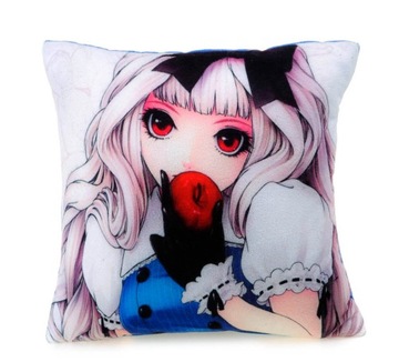 PODUSZKA ANIME 08 LOLITA Z CZARNYM MOTYLEM 40x40