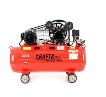 KOMPRESOR SPRĘŻARKA OLEJOWA 200L 2TŁOKI 400V KD407