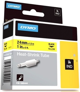 DYMO RURKA TERMOKURCZLIWA żółta 24mmx1,5m 1805444