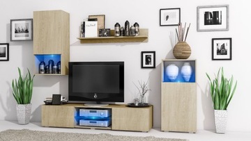 Meblościanka LOFT 7 NOWOŚĆ HIT POLSKIE MEBLE 48h