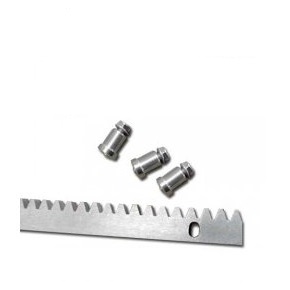 Прочная СТАЛЬНАЯ зубчатая рейка в комплекте с втулками, 1 м