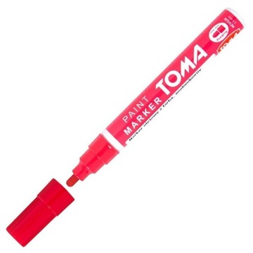 MARKER OLEJOWY 2,5mm TOMA TO-440 CZERWONY do opon