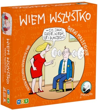 Gierki Małżeńskie WIEM WSZYSTKO - gra towarzyska!