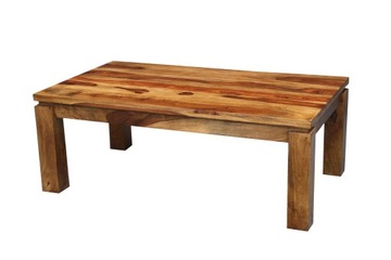 ŁAWA Drewniana Stolik Kawowy Kolonialny Palisander 70x120x45 cm LIFE BGM24