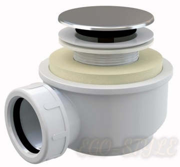 AlcaPLAST Syfon Brodzik/owy KLIK-KLAK NISKI A476