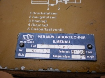 pompa prozniowa olejowa 8 m3/h DS-8