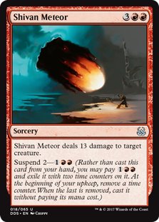 MTG 4x Shivan Meteor (Uncommon)